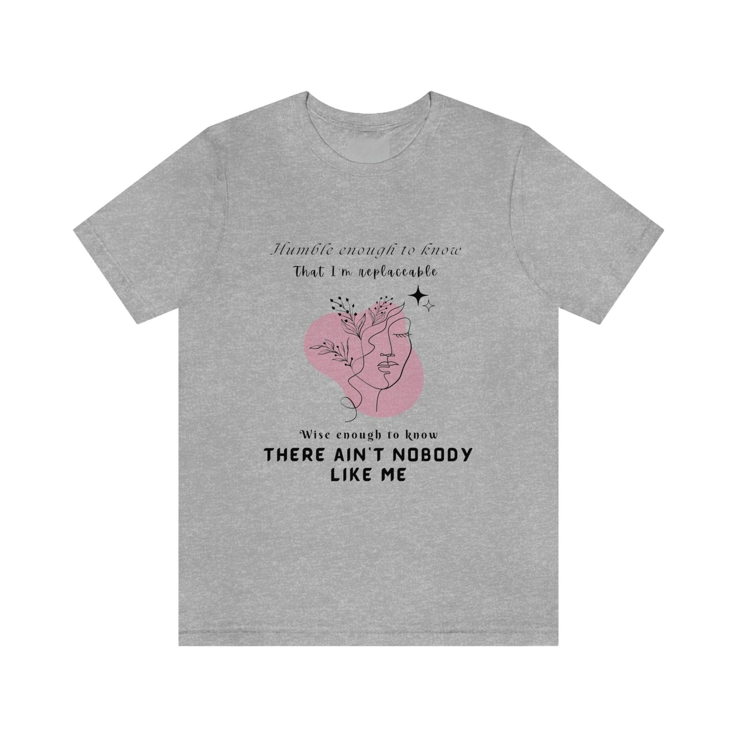 Boss Lady Tee - Humble Enough to Know, Sarcastic & Funny Cotton T-Shirt for Women