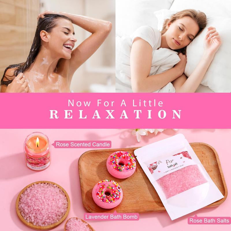 Indulge in Relaxation: 11-Piece Self-Care Spa Gift Set for Women - Perfect Thanksgiving/Christmas Gift for Moms, Wives, and Girlfriends!