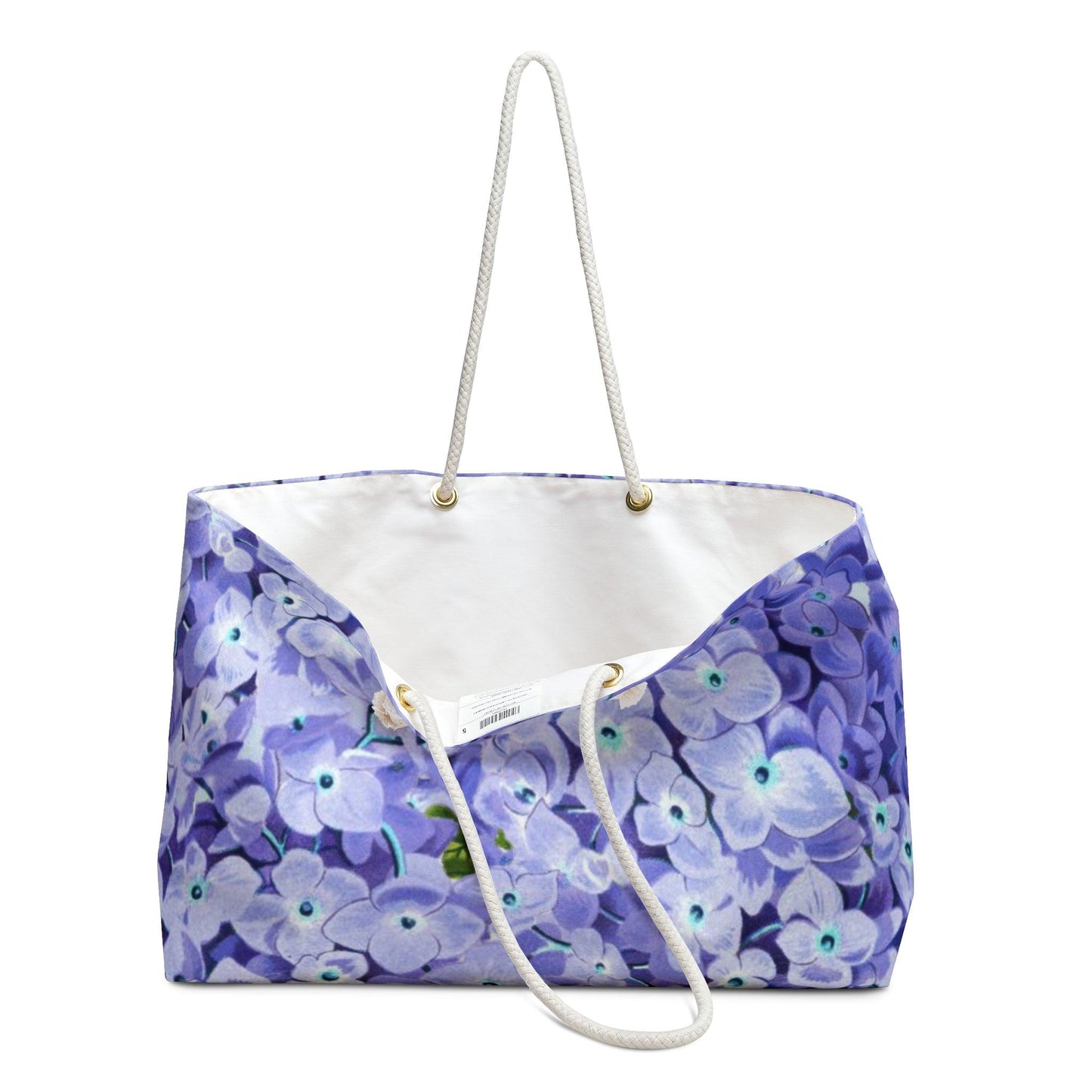 Purple Hydrangea Oversized Weekend Tote Bag - 1012Expressions