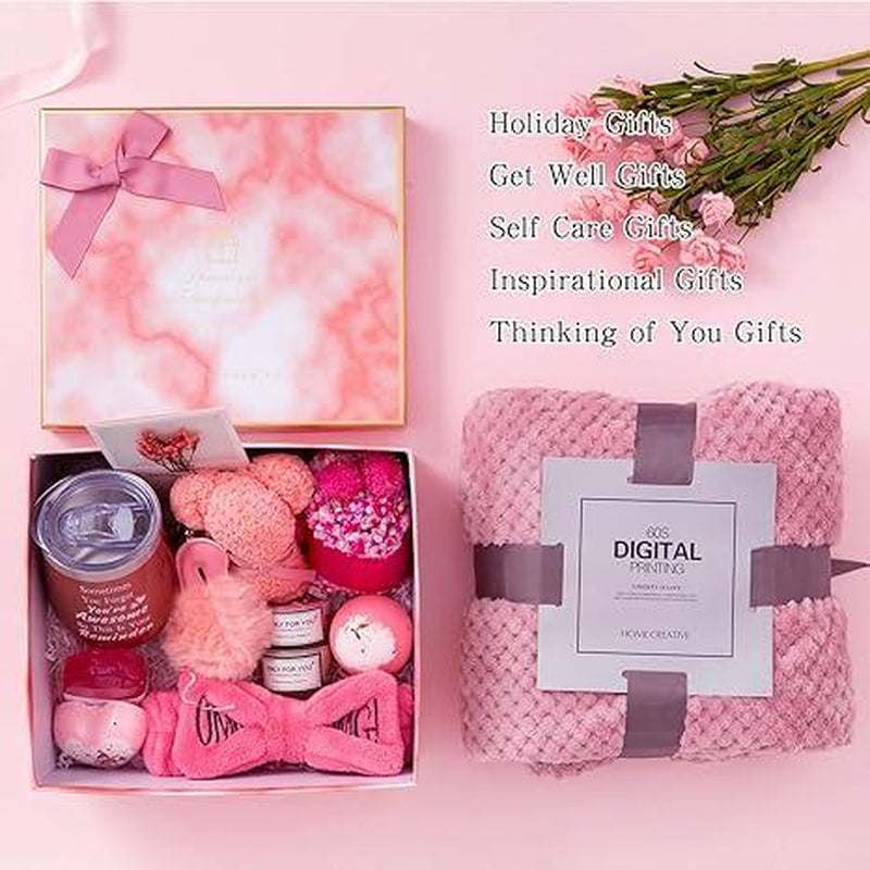 Birthday Gift, Christmas Present for Women, Mom, Sister, Wife, Gift Basket, Get Well Soon Gift, Relaxing Set, Self Care Gift, Unique Gift Box, Birthday Present, Friendship Gift Set,  Brand: JOYOFUN, Teacher Gift,