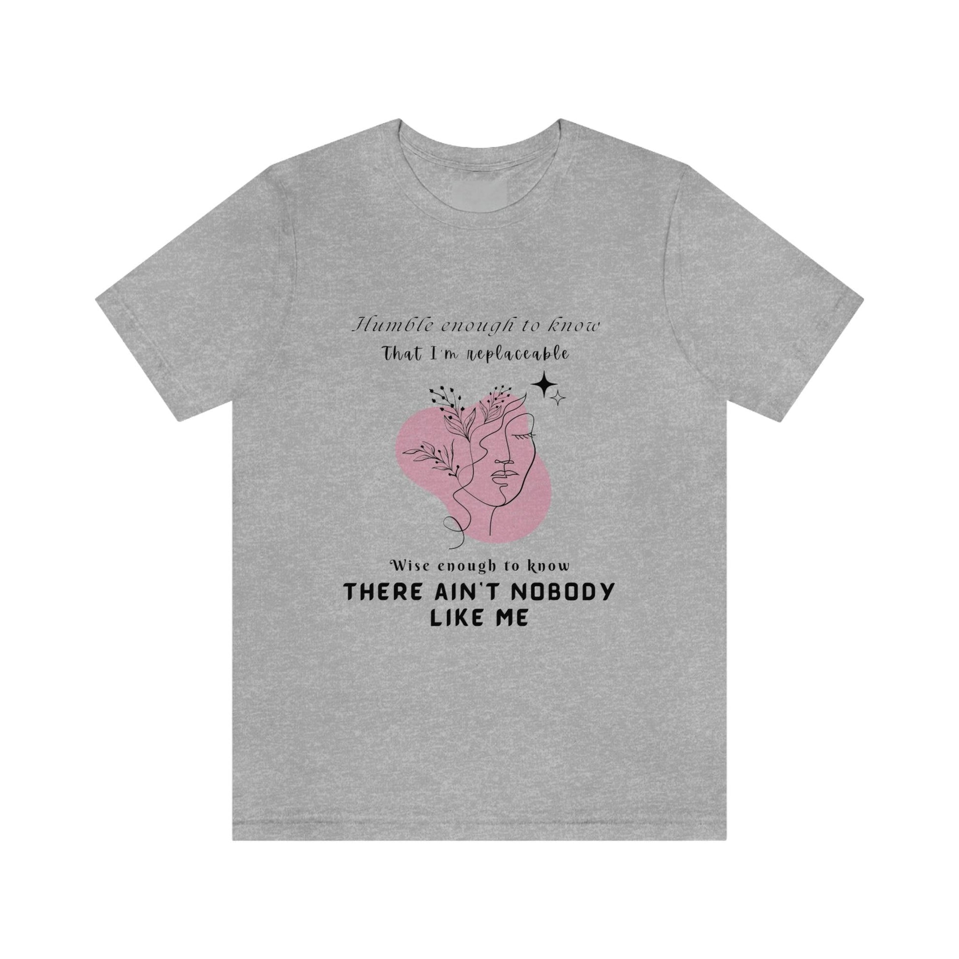 Boss Lady Tee - Humble Enough to Know, Sarcastic & Funny Cotton T-Shirt for Women
