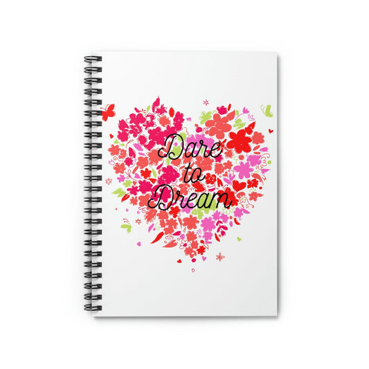 Dare to Dream Ruled Line Spiral Notebook - Paper Product for Home & Living