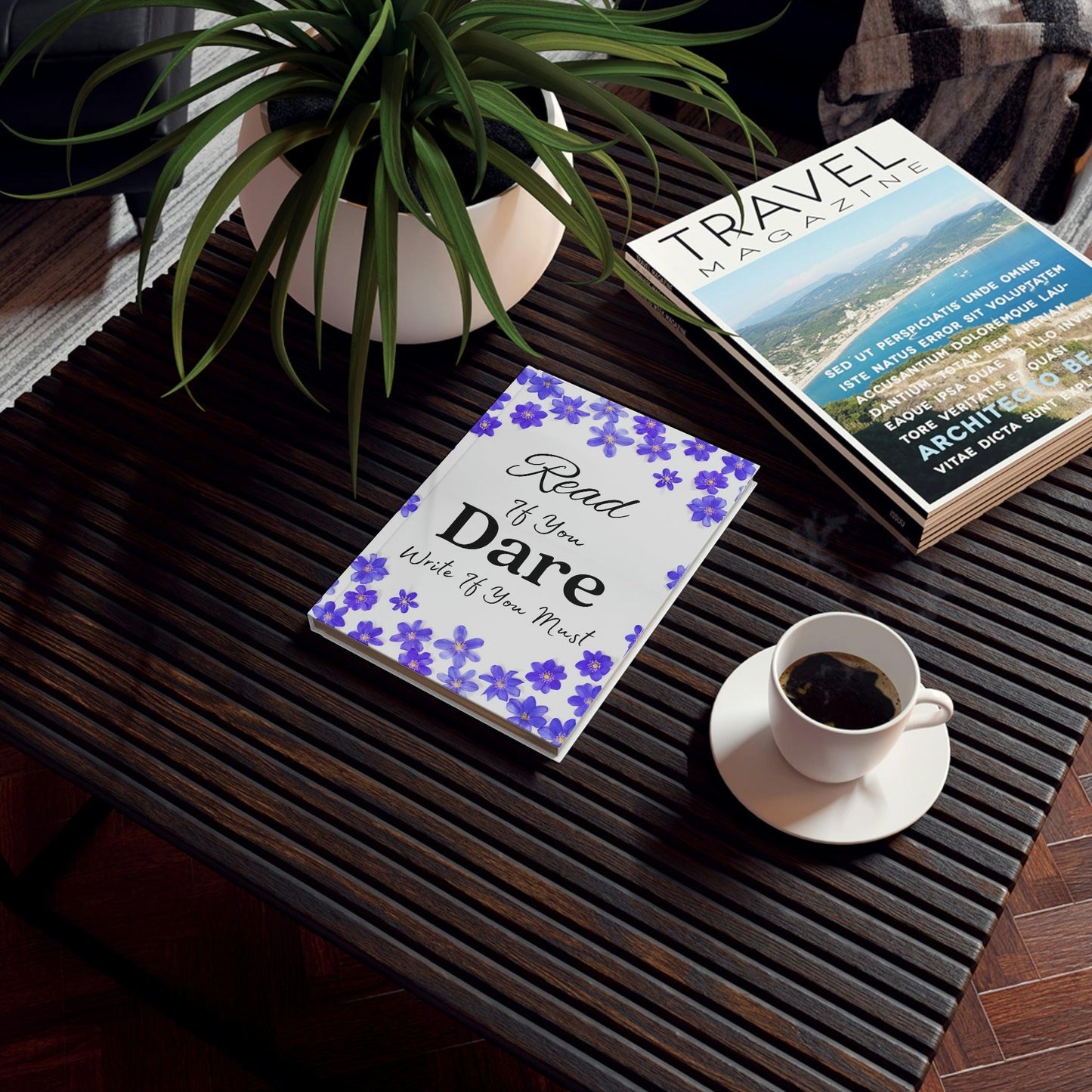 Daring Personalized Journal with Wrap-Around Print