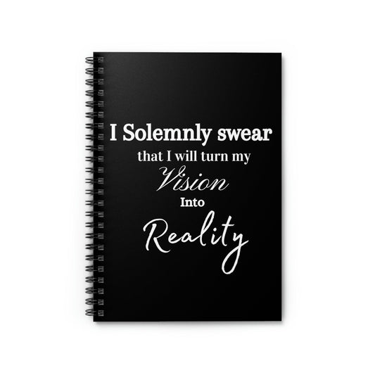 I Solemnly Swear Spiral Notebook - Ruled Line